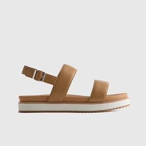 Italian Leather Platform Women's Sandals